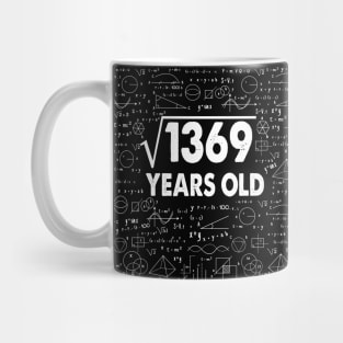 Square Root of 1379 37th Birthday 37 Years Old Gift Ideas Mug